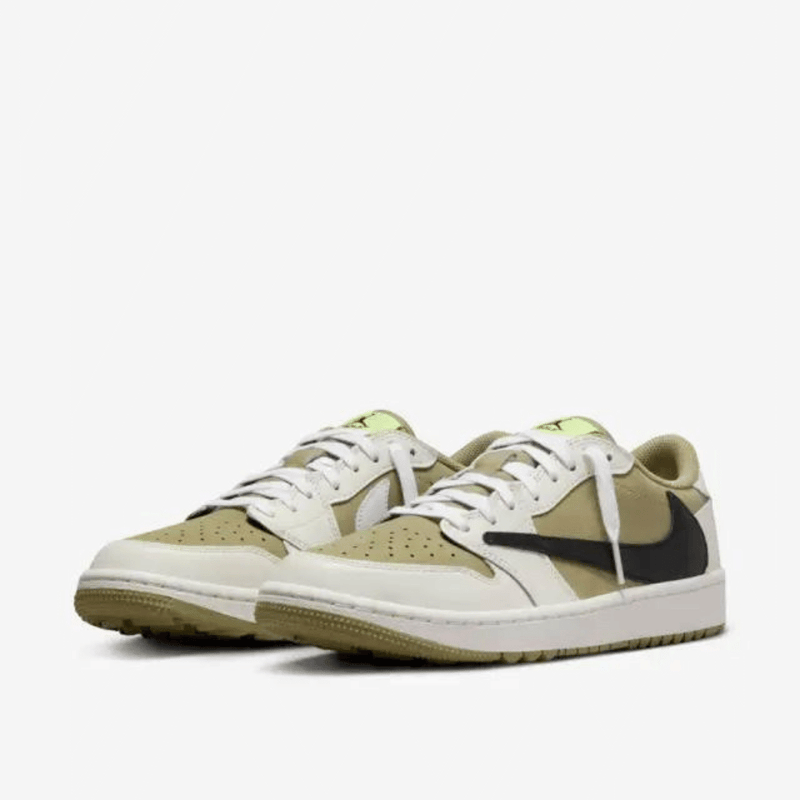 Air Jordan 1 Low Golf Neutral Olive x Travis Scott