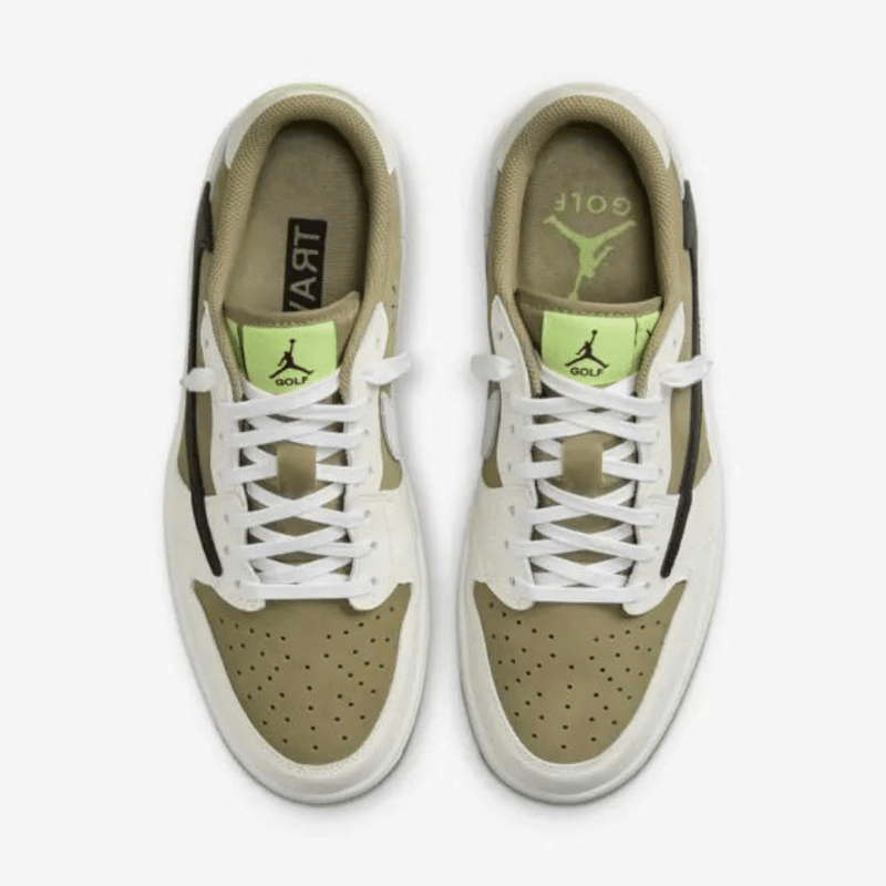 Air Jordan 1 Low Golf Neutral Olive x Travis Scott