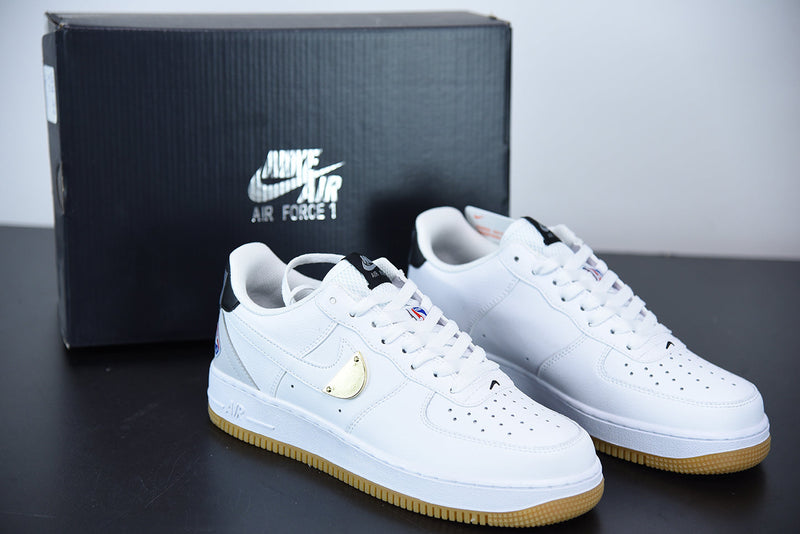 Nike Air Force 1 NBA White Grey Gum